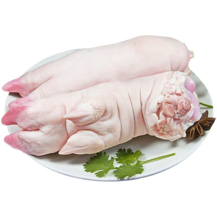 苏墨猪蹄整只带筋现杀猪脚新鲜猪手前蹄后蹄生猪蹄 【正宗带筋土猪蹄】4只装【图片 价格 品牌 报价】-京东