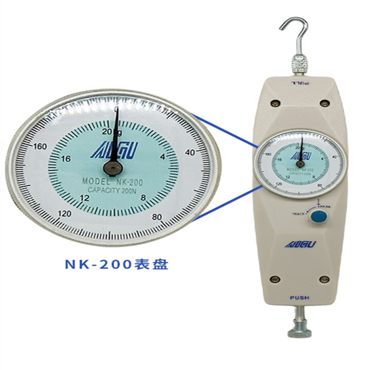 艾固 指针式推拉力计 NK-200（200N/20KG）