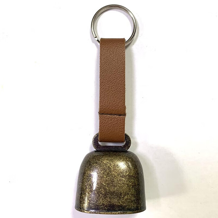 糜岚LieLanat驱熊铃户外露营避徒步提醒铃铛挂件防走失宠物响铃配饰超响牛铃 青古铜