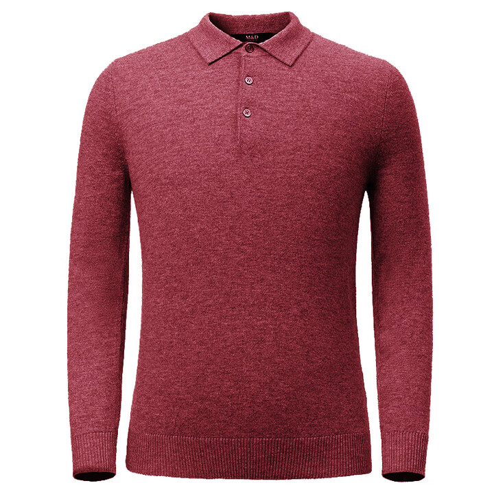 名盾【菁英同款】商务男士秋冬打底翻领针织毛衣百搭内搭针织衫男0846 红色 54/XXL/185【图片 价格 品牌 报价】京东