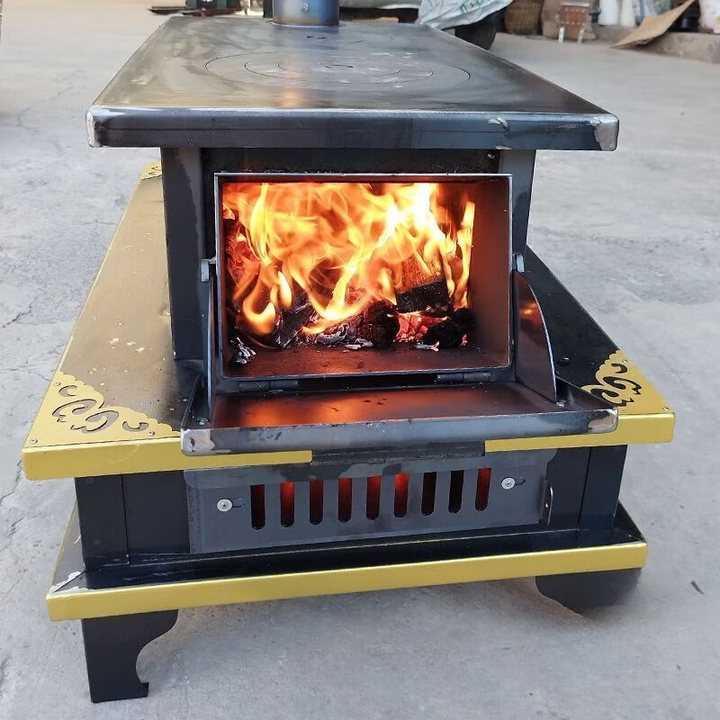 Grimar Jonsson藏式柴火炉取暖炉室内烤火炉子家用烧木柴柴火灶冬天房间农村 主图款