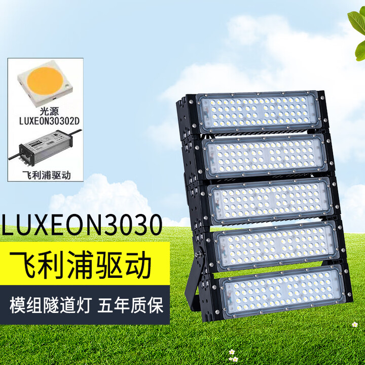 飞利浦Led模组灯隧道灯200W广场工厂投光灯球场灯防水户外照明 600W飞利浦驱动+LUXEON光源白光【图片 价格 品牌 报价】-京东