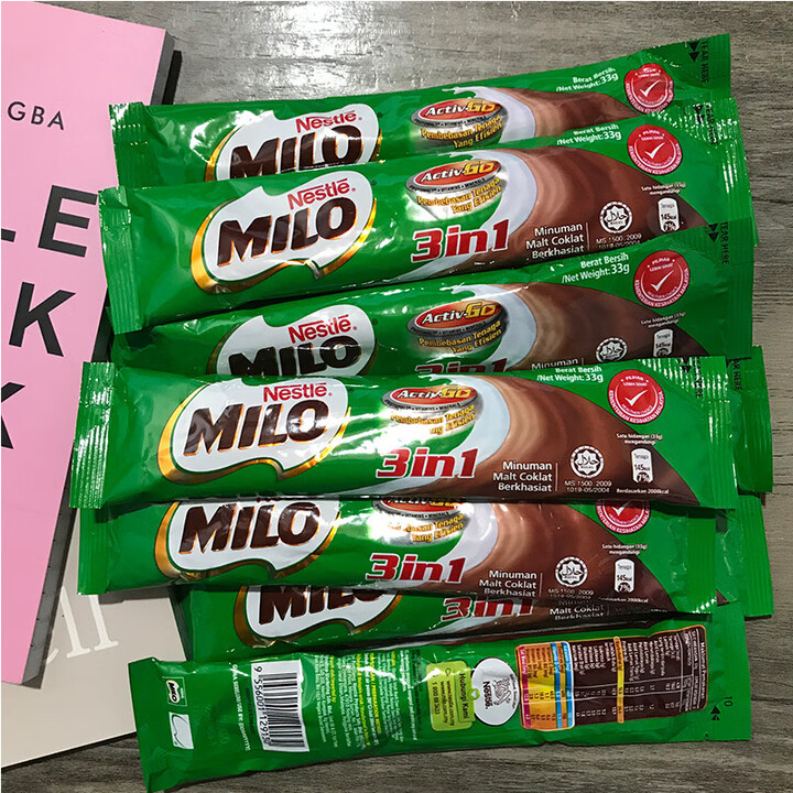 雀巢(Nestle)马来西亚原装进口Milo美禄三合一牛奶麦芽可可粉冲饮 Milo(整袋14条X33g)至26年3月31【图片 价格 品牌 ...