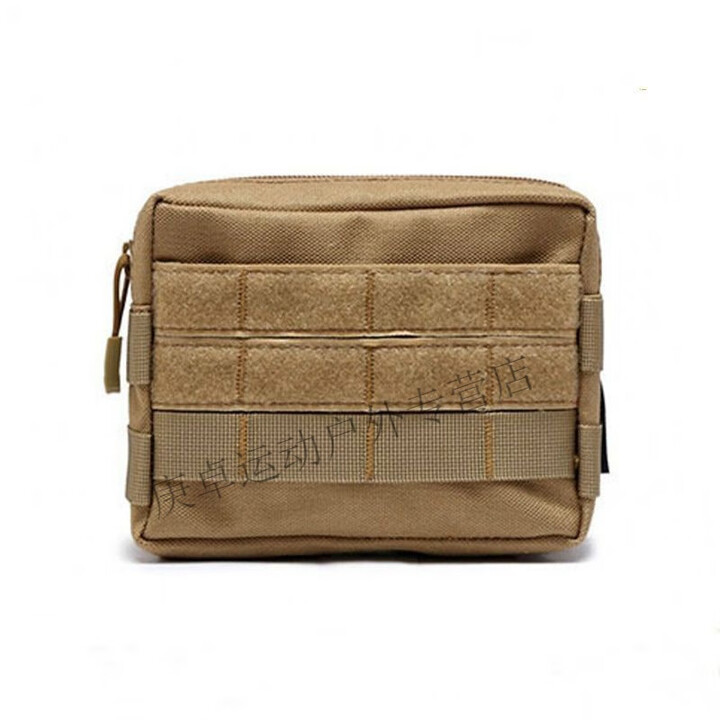 法兰克EDC战术户外腰包molle副包军迷通勤包附件挂包手机工具杂物收纳包 DEC 战术工具包【卡其色】