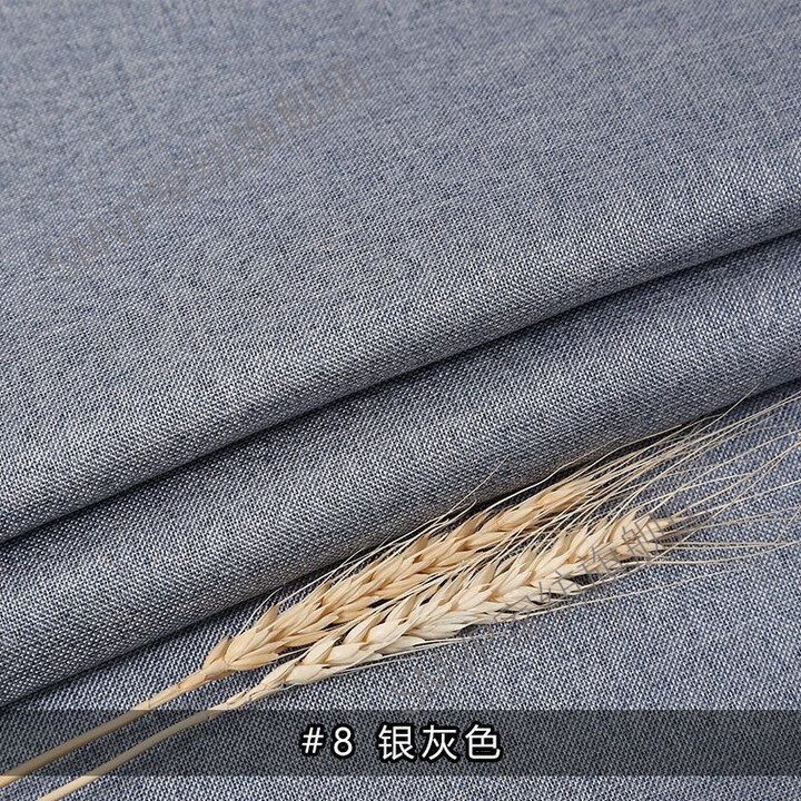 棉麻布料加厚亚麻面料纯色沙发布料棉麻帆布细麻软硬包抱枕桌布工 8#银灰-加厚耐磨 长2米宽148CM(多拍不剪断)【图片 价格 品牌 报价】-京东