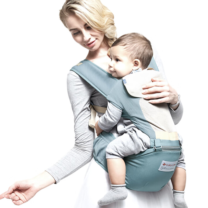 babycare透气多功能婴儿背带前抱式宝宝腰凳抱娃神器薄款...