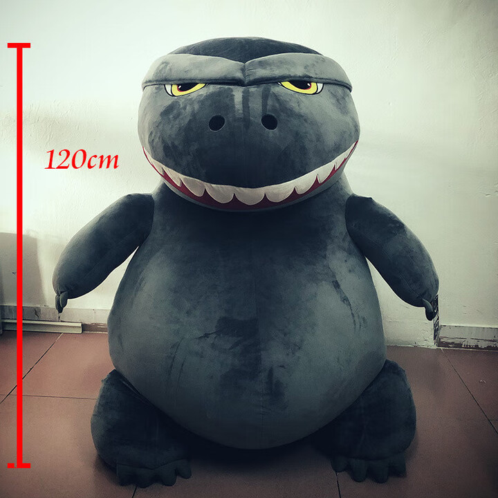 guin网红潮牌kaws芝麻街毛绒公仔玩偶布娃娃抱枕潮流可爱大号 哥斯拉