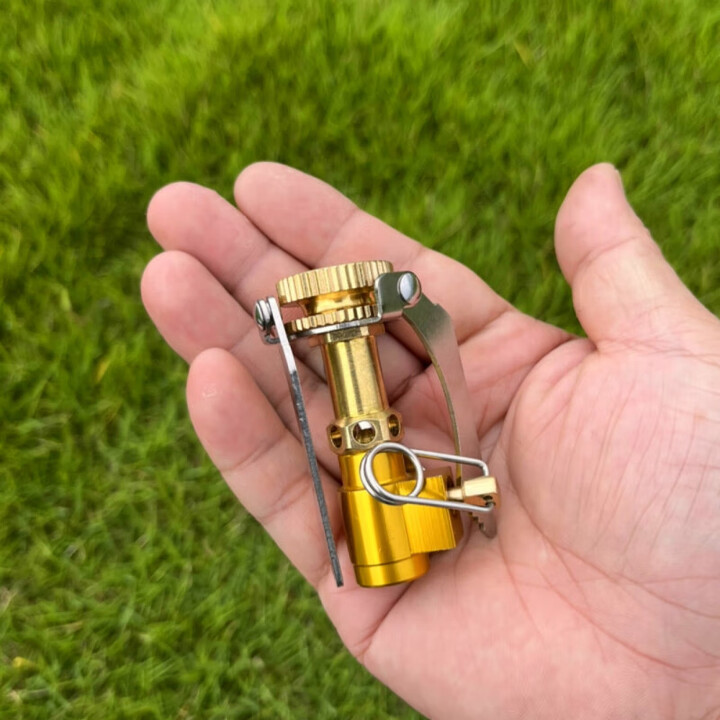 GUBPMTSHIM户外烧水泡茶咖啡迷你炉头野营炉头一体式电子打火便携式野餐 纯铜炉头3800瓦无电子打火9x8cm