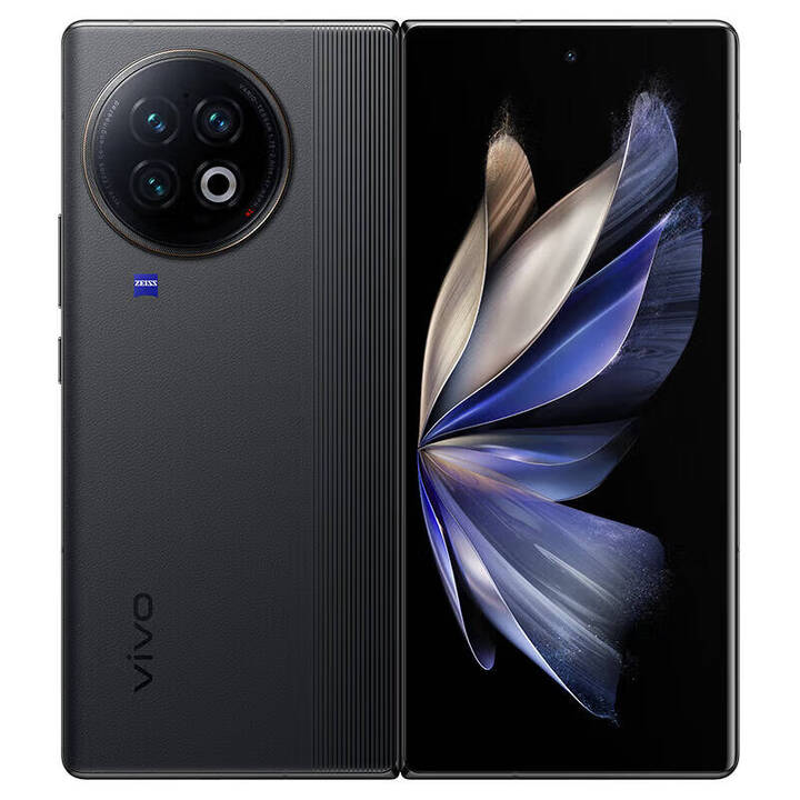 vivo X Fold2 手机5G通巨幕屏折叠手机 悬停蔡司影像 屏幕指纹2K 弦影黑 12GB+256GB