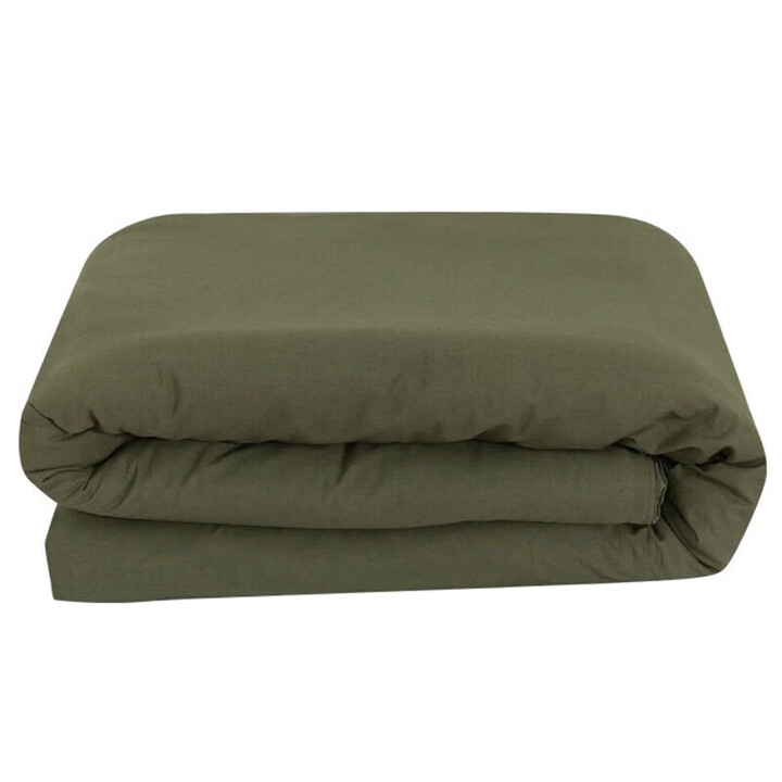 安久兴 内务被可盖热熔棉褥子军训宿舍整理 绿色90*195cm【京仓】