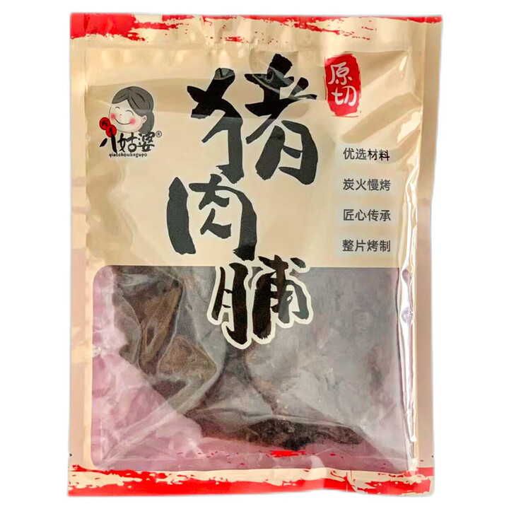 巧手八姑婆猪肉脯原味250g纯肉脯零食黑胡椒福建原切猪肉脯片...