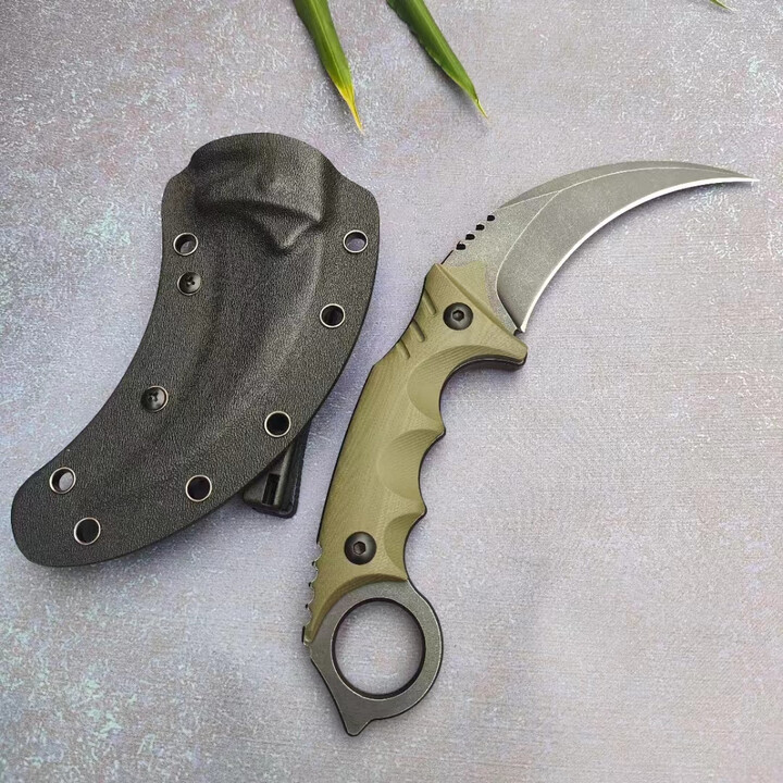 刀治郎爪刀户外刀一体龙骨多功能野外生存防身高硬度便携军刃家用露营刀