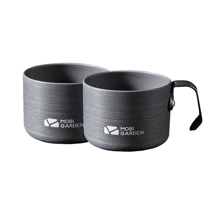 牧高笛（MOBIGARDEN）户外烧水壶便携式露营明火茶壶开水壶泡茶器煮茶具水壶 水杯2个