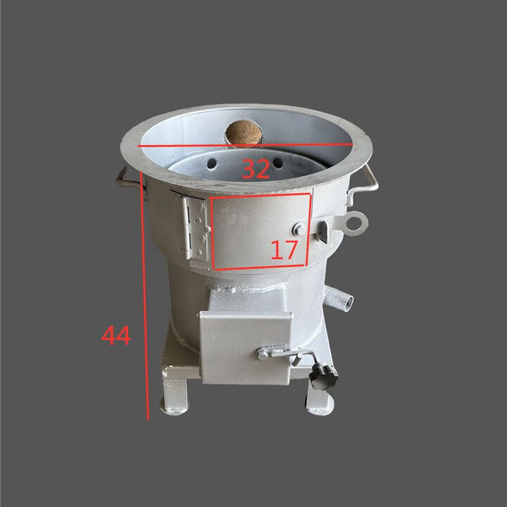 新型无烟加厚气化柴火炉灶木柴农村户外气化炉家用节能锅炉灶台 内径32公分 内胆6毫米+大礼包