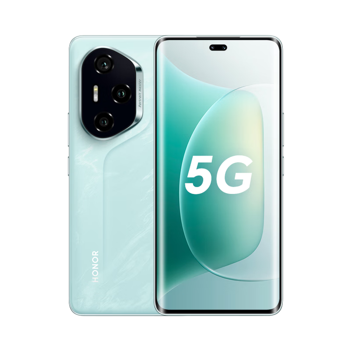 荣耀300Pro  单反级雅顾人像 绿洲护眼屏 第三代骁龙8 5GAI 拍照 茶卡青 12GB+512GB 单机+原线原充+全国联保