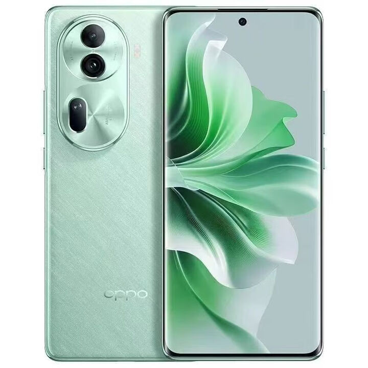 OPPOReno11 5000万单反级人像三摄 天玑8200旗舰芯片67W超级闪充 5G 萤石青 12+512 单机+第三方品牌快充+店保一年