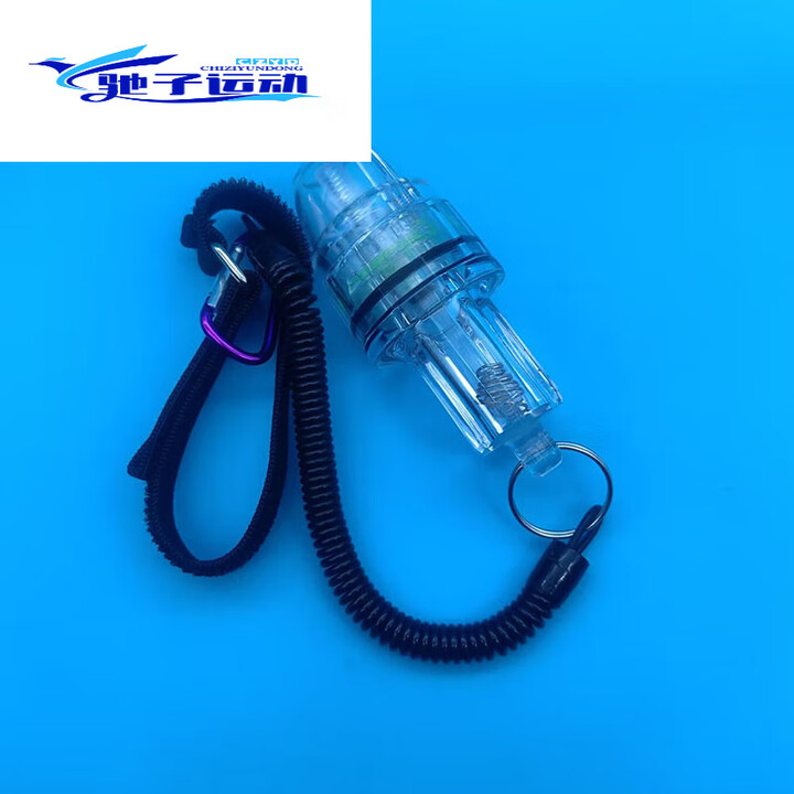 夜晚野外游泳灯信号跟屁虫灯常亮光防水夜间游泳灯潜水灯交流传递 晚游泳跟屁虫灯红光闪亮+2