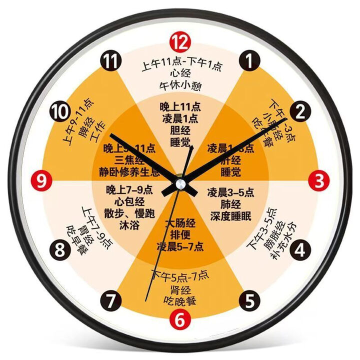 怀音十二时辰电钟表养生馆挂钟装饰对时钟子午流注中医挂表客厅轻奢 34cm养生01-黑框【静音扫秒】 以厘米为准【图片 价格 品牌 报价】-京东