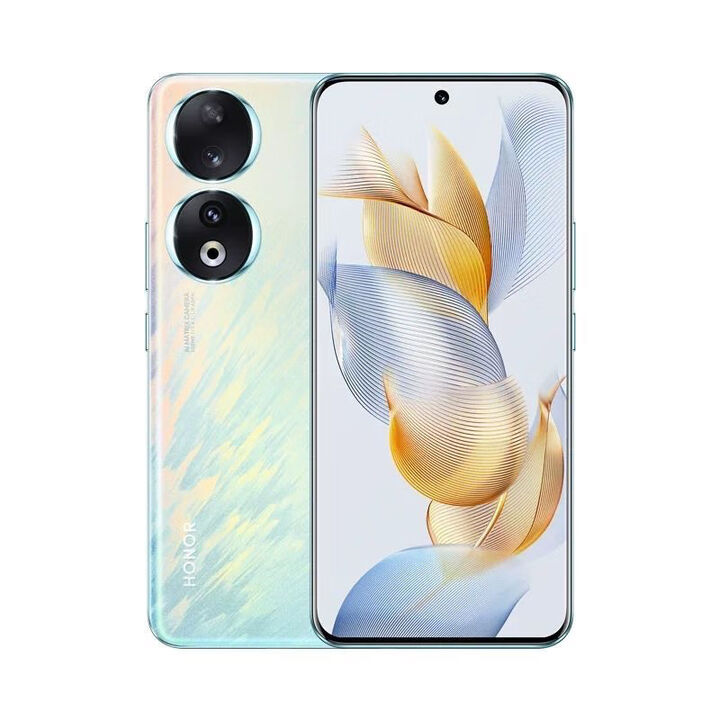 荣耀Honor荣耀90全网通5g零调光护眼曲面屏2亿像素拍照正品国行补贴机 冰雨蓝 16'GB+512GB 单机+全套配件+（店保一年）