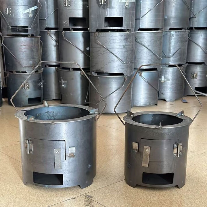 柴火火炉木炭围炉煮茶取暖煮饭户外烧烤家用野炊多功能加厚烧柴火 N中号