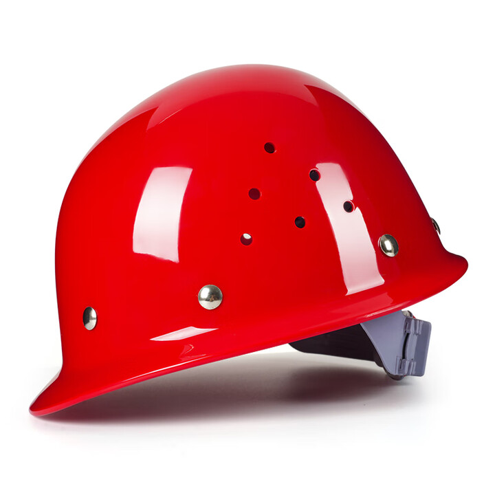 盔式安全帽工地男夏施工领导头盔国标建筑工程防护工作定制印字 烤漆