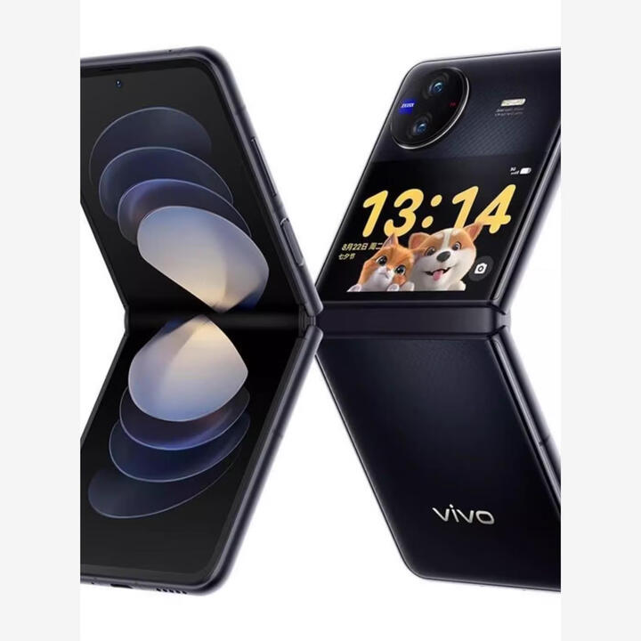 vivoX Flip 折叠屏手机 新款手机 通 X Flip 5g手机 骁龙8+ 钻黑 套餐一_98_12GB+256GB