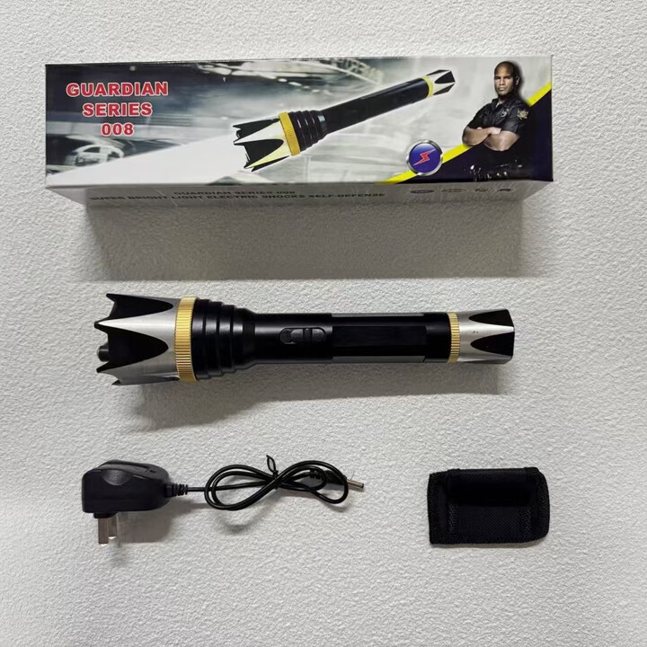 狼牙008防身手电 可拆电池18650电池 布套 防身防护 保安巡逻必备 狼牙008