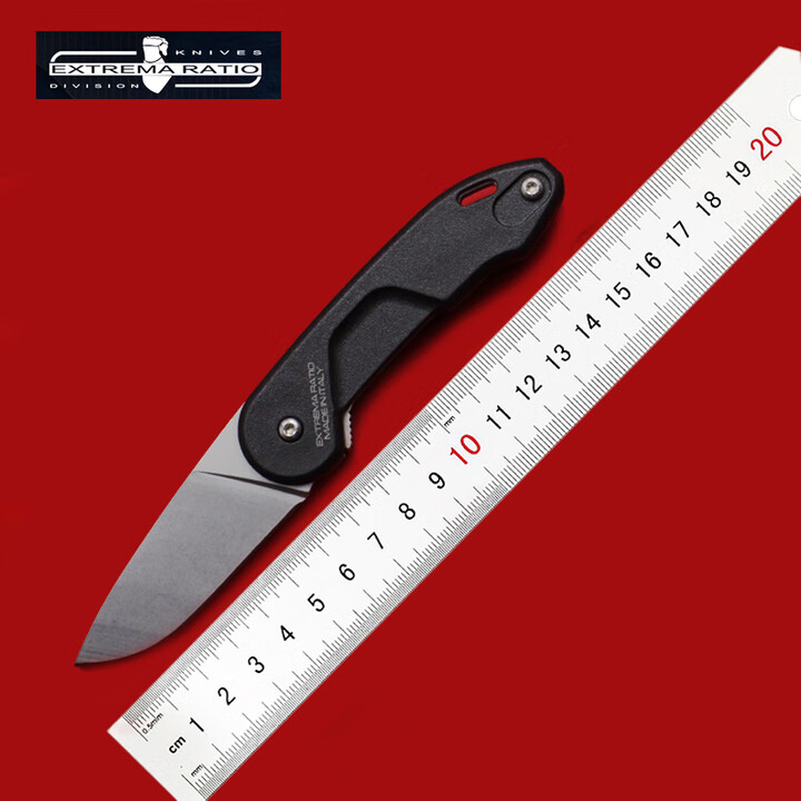 EXTREMA RATIO意大利原装进口极端武力BF0RD不锈钢N690户外战术野营随身工具刀 黑色 73mm 黑色 19cm