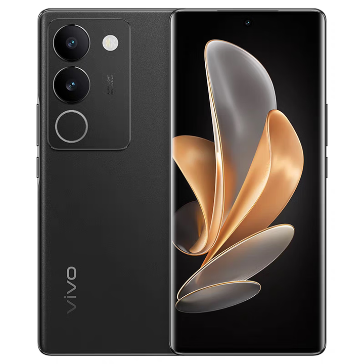 vivoS17 曲面屏 光学防抖 天玑7200 5G全网通拍照智能性能手机 玄黑 12GB+512GB 单机+第三方品牌快充+店保1年