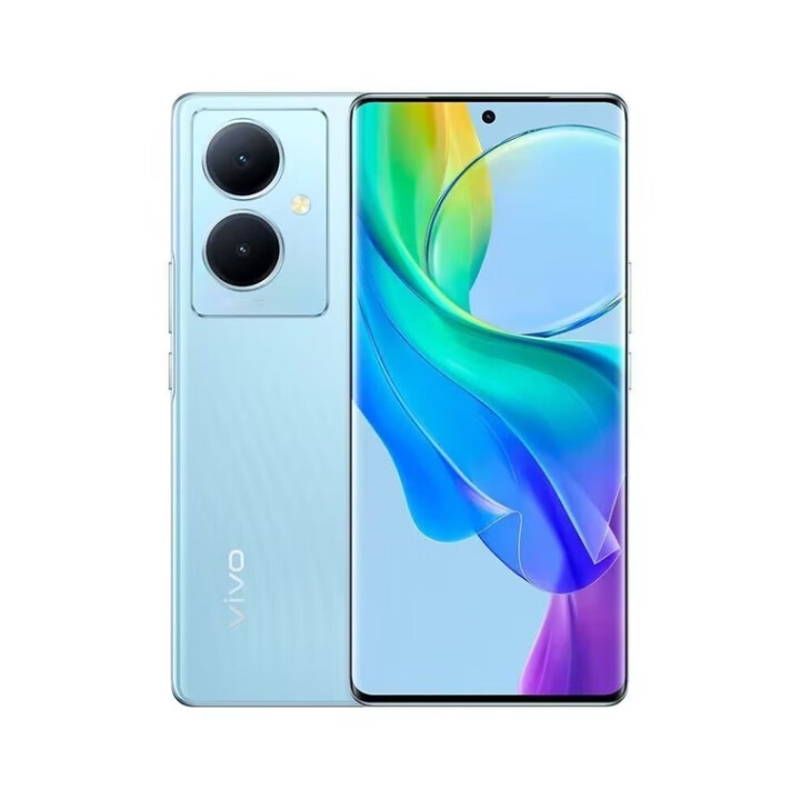 vivo Y78+ OLED曲面屏 电竞游戏 大电池手机 5000万光学防抖 拍照手机 天青色 8GB+256GB 单机+第三方品牌快充+店保一年