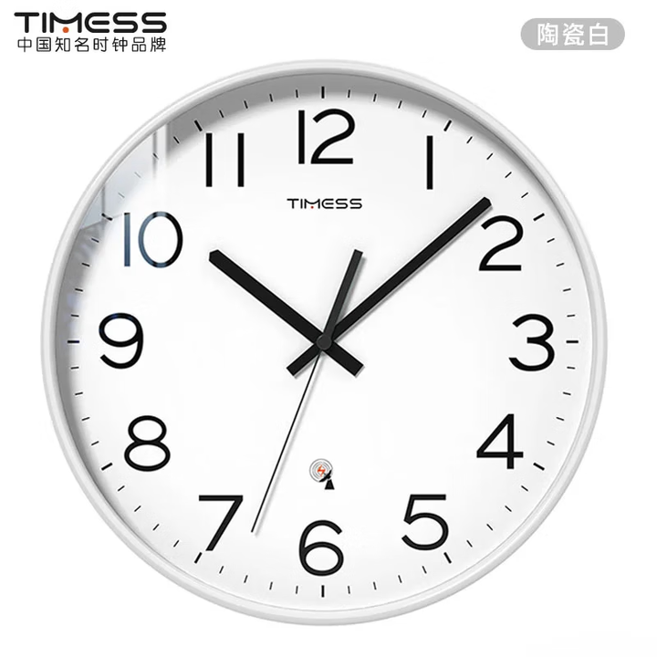 【TimessP06A】Timess电波钟挂钟客厅钟表2025新款时钟表挂墙自动对时免打孔挂表35cm【行情 报价 价格 评测】-京东