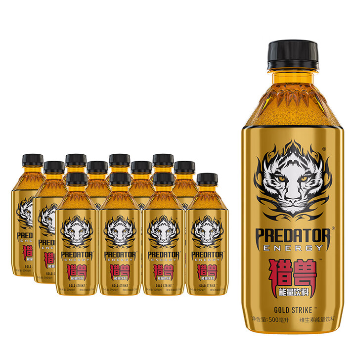 可口可乐猎兽维生素能量饮料500ml*6/12/24瓶装 整箱国产风味饮品 大日期 猎兽能量饮料500ml*24瓶 26年3月到期【图片 价格 ...