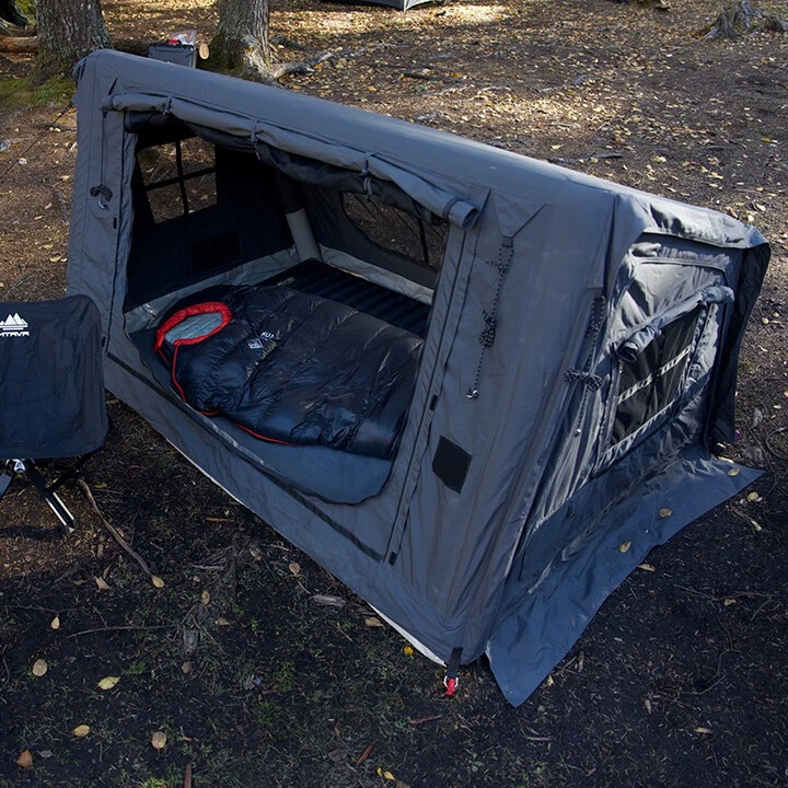 MARSTENT 03BC充气帐篷庇护所帐1-2人自驾露营卧室内帐棉布可拓展 MARS 03战术灰