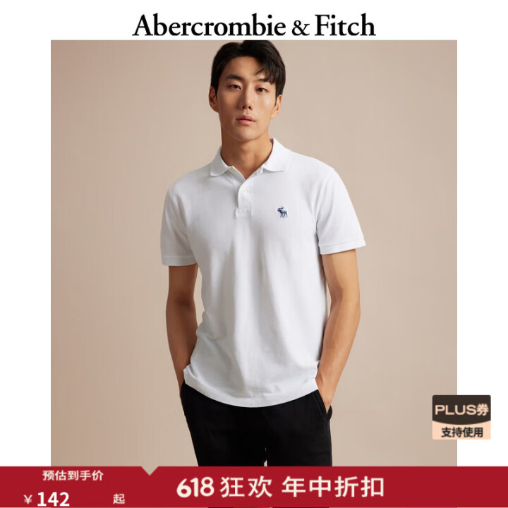 ABERCROMBIE & FITCH男装春秋经典小麋鹿PO...