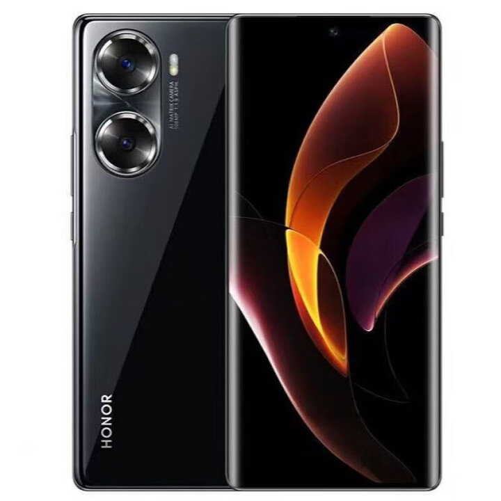 荣耀（HONOR）60原装通5G曲面屏快充NFC 1亿像素拍照手机送壳 亮黑色 原厂屏 指纹+面部 8GB+128GB x 【9】