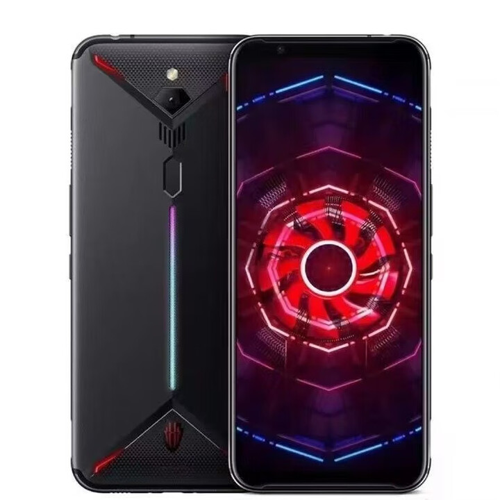 红魔3s骁龙855+处理器通4G电竞游戏手机散热风扇5000毫安 红魔3代黑色库存8+128 4G全网通 9成薪