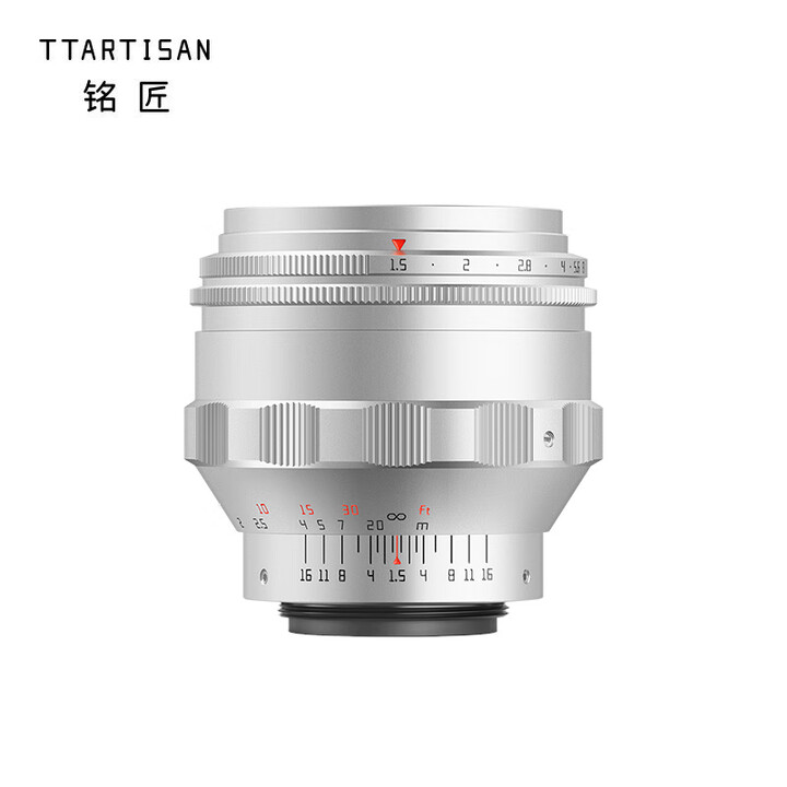 铭匠75mm f1.5旋焦镜头漩涡焦外适用铭匠大B 银色-M42卡口【图片 价格 品牌 报价】-京东
