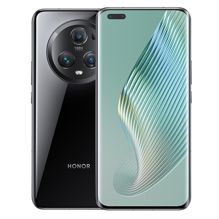 荣耀honor/荣耀 Magic5 Pro 鹰眼相机骁龙8Gen2 四曲屏智能 5G手机 亮黑色 12GB+256GB_5G通