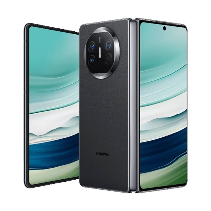 华为（HUAWEI）Mate X5 新款鸿蒙高端旗舰折叠屏商务手机典藏版 鸿蒙 5G双卡全网通轻薄折叠屏手机麒麟9000S 羽砂黑 12GB+512GB