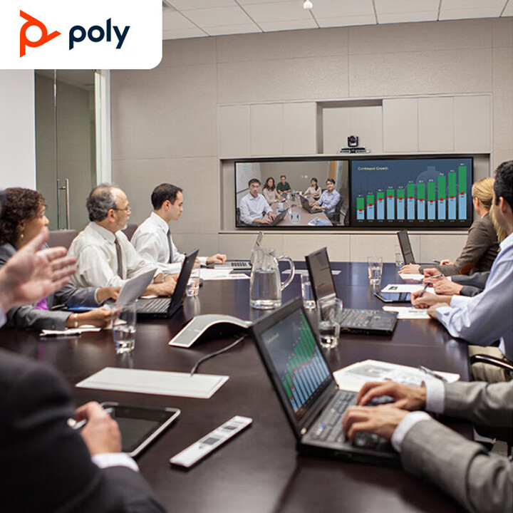 【宝利通（POLYCOM）宝利通】宝利通（POLYCOM）POLY视频会议解决方案（G7500智能化终端+四代鹰眼12倍数字摄像头+阵列麦克风 ...
