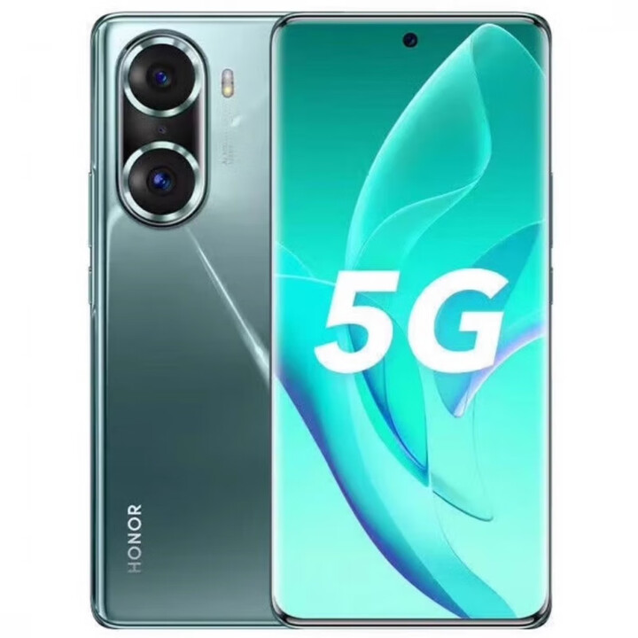 荣耀 60 Pro通5G支持NFC 拍照一亿像素 学生智能手机 墨玉青 12GB+256GB_5G通_套餐一_柜展机_-6