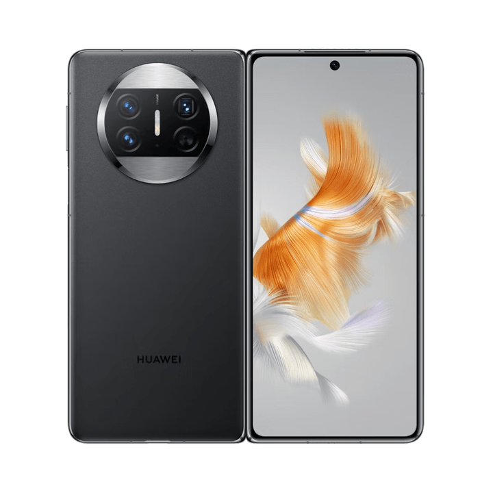 华为（HUAWEI）Huawei/华为 Mate X3手机 华为超轻薄四曲折叠屏昆仑玻璃双向北斗卫星展样机 羽砂黑 12GB+256GB