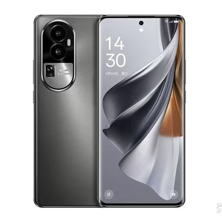 OPPOReno10 5G手机骁龙778G处理器6.7英寸屏幕尺寸120Hz屏幕刷新率4600mAh电池容量80W 月海黑 12GB+512GB