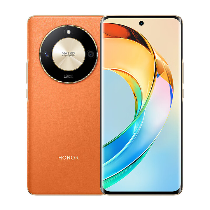 HONOR荣耀X50展机5G手机 1亿像素曲屏骁龙高清智能游戏备用手机正品激活赠运费险详情咨询客服 燃橙色 5G通_12GB+256G