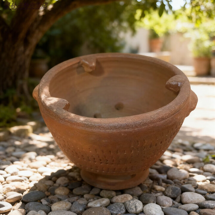 婕茵桐老式碳烤陶土炉子 新款土炉子柴火碳炉火锅家用户外手工碳火炉 大炉：高约15cm-口径约18.5cm