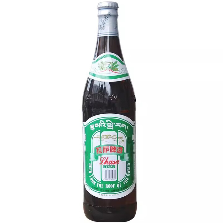 拉萨啤酒lhasabeer西藏拉萨啤酒628ml玻璃瓶装啤酒圣地精酿特产小麦