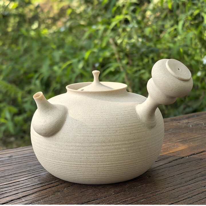 潮州砂铫壶煮水侧把白泥急须壶煮茶器用功夫茶炭炉电陶炉煮茶 450ml 白泥RT-FL砂铫【图片 价格 品牌 报价】-京东