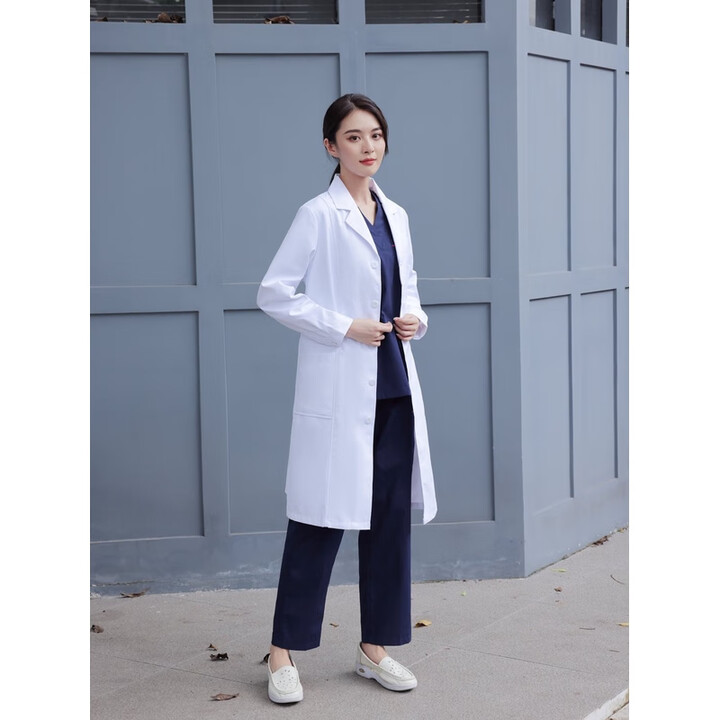 圣兰心圣兰心白大褂厚长袖医服医师短袖夏季薄款半袖容院师工作服 女医师冬装 S【图片 价格 品牌 报价】-京东