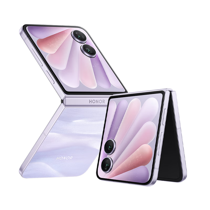 HONOR展机 荣耀Magic VFlip2 新款小折叠屏 2亿像素 5500mAh青海湖电池 晨曦紫 12GB+512GB