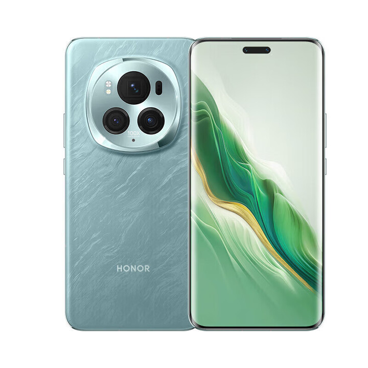荣耀（HONOR）Magic6Pro 5G AI智能手机 巨犀玻璃 第三代骁龙8处理器 海湖青 16GB+512GB 单机+第三方品牌快充